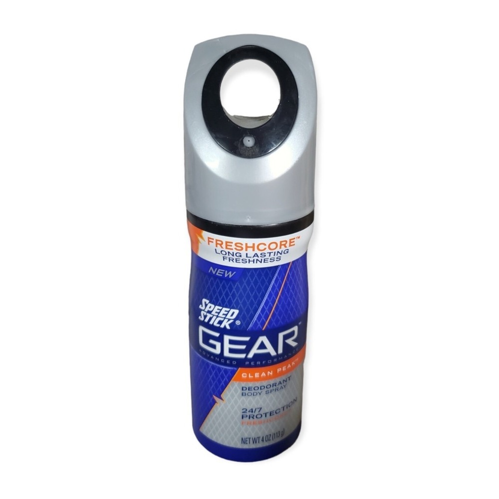 Speed Stick Gear Deodorant Body Spray Clean Peak 4oz (1‎ Bottle)